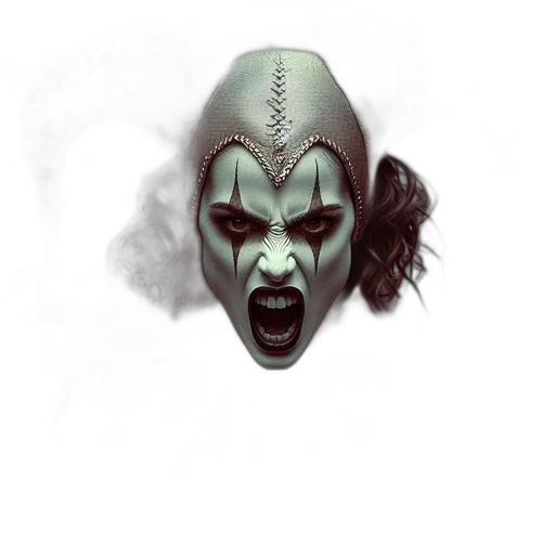 mask, face, creature, staff transparent PNG cut-out