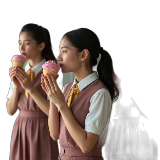 staff, umbrella, food, dress transparent PNG cut-out