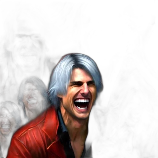 face, jacket, animal, weapon transparent PNG cut-out