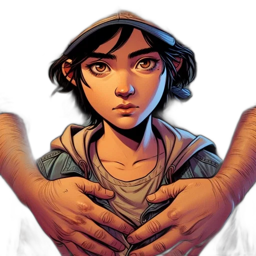 comic book art, concept art, fantasy art, photorealistic transparent PNG cut-out