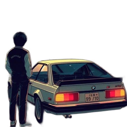 car, jacket, robot, concept art transparent PNG cut-out
