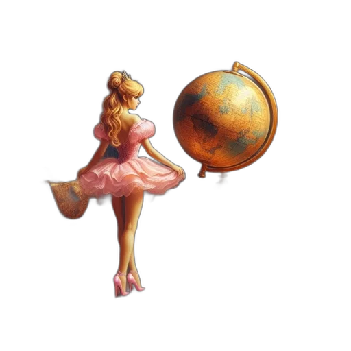 staff, umbrella, dress, concept art transparent PNG cut-out
