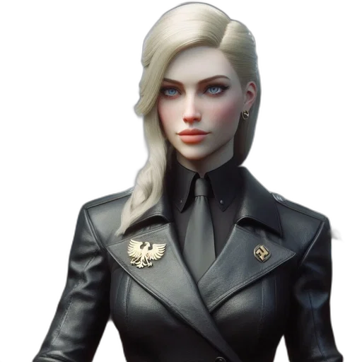 jacket, staff, face, concept art transparent PNG cut-out