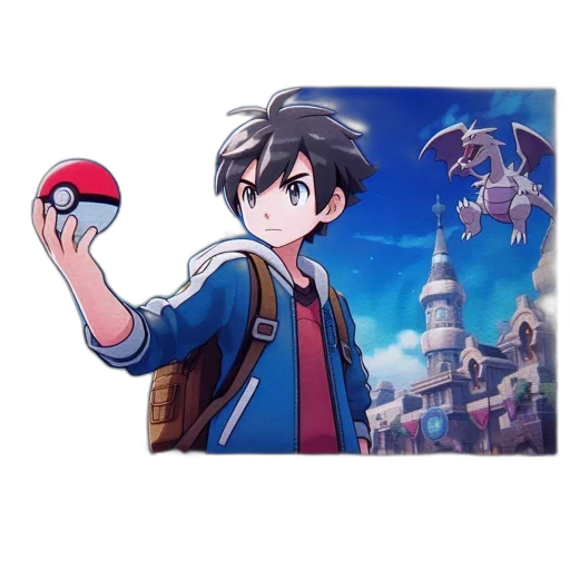 staff, dragon, weapon, creature transparent PNG cut-out