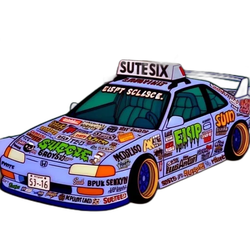 car, photorealistic, concept art, cartoon transparent PNG cut-out
