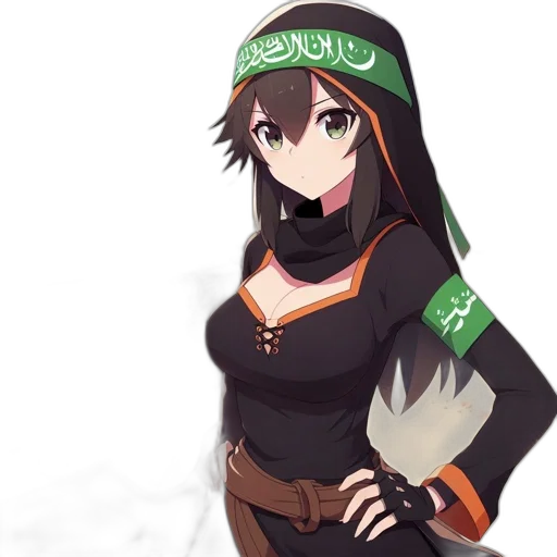 hat, staff, jacket, weapon transparent PNG cut-out