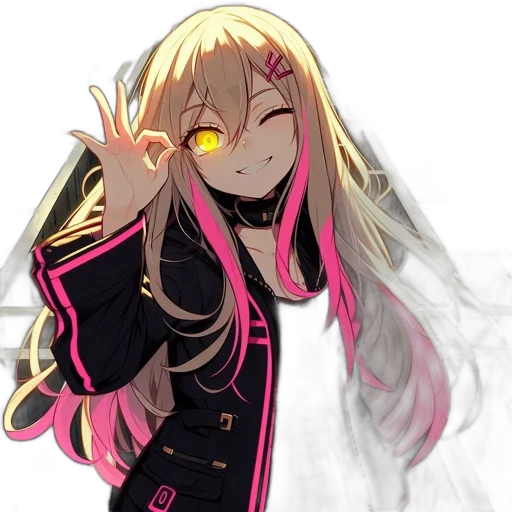 jacket, staff, weapon, anime transparent PNG cut-out