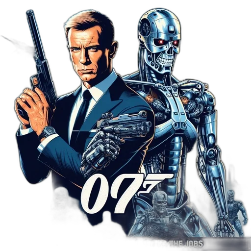 robot, weapon, comic book art, concept art transparent PNG cut-out