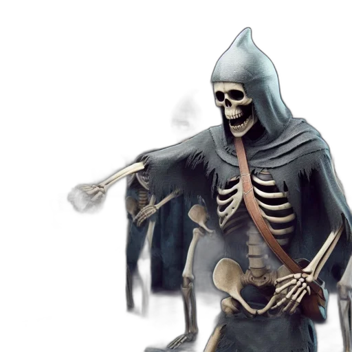 staff, mask, jacket, weapon transparent PNG cut-out