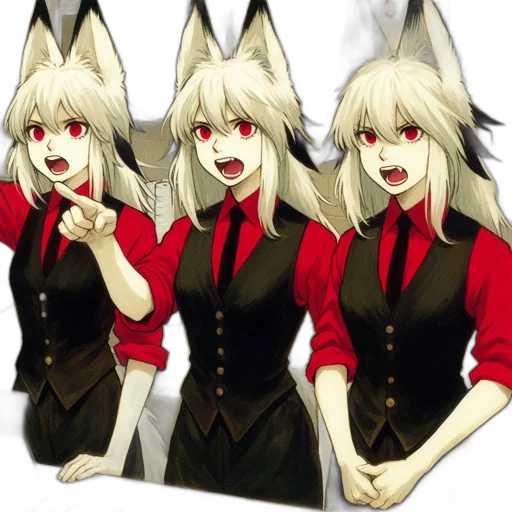 staff, animal, creature, anime transparent PNG cut-out