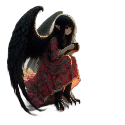dragon, creature, dress, animal transparent PNG cut-out