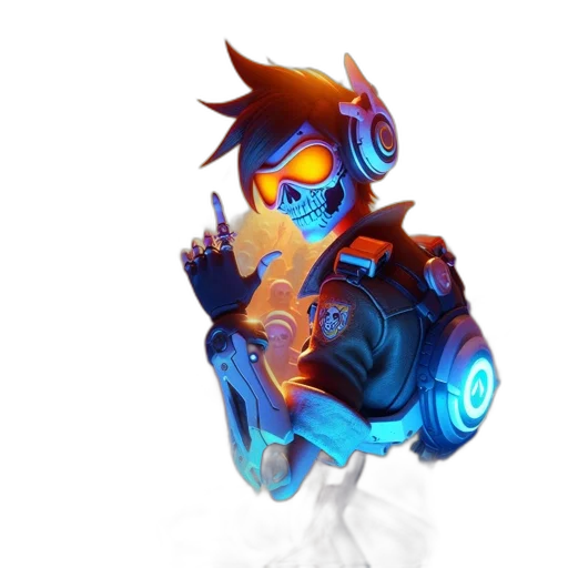 robot, weapon, jacket, staff transparent PNG cut-out