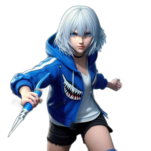 jacket, weapon, sword, creature transparent PNG cut-out