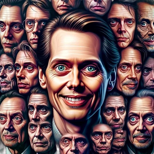 face, mask, comic book art, photorealistic transparent PNG cut-out