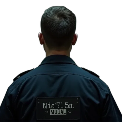 jacket, staff, robot, weapon transparent PNG cut-out