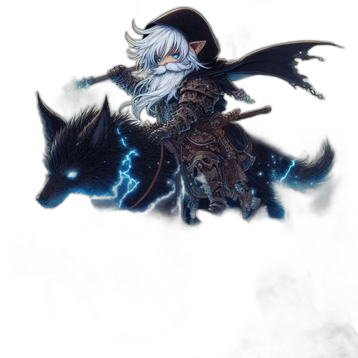 dragon, creature, staff, animal transparent PNG cut-out