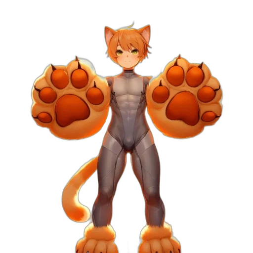 animal, creature, concept art, 3d render transparent PNG cut-out