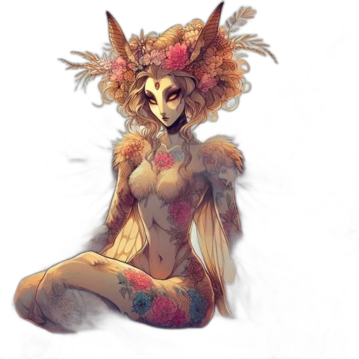 mask, dress, creature, crown transparent PNG cut-out