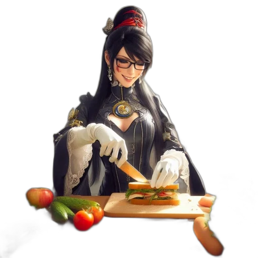 food, staff, weapon, robot transparent PNG cut-out