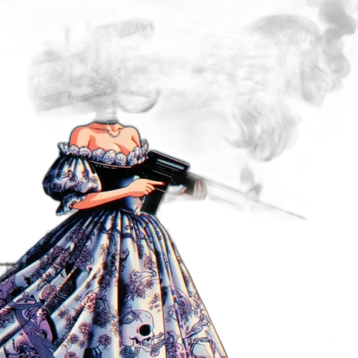 weapon, dress, concept art, watercolor transparent PNG cut-out