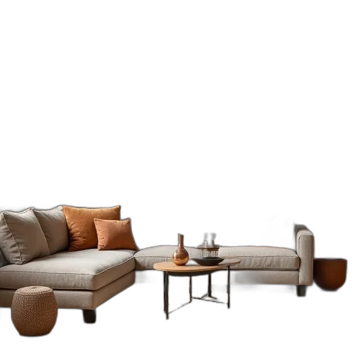 furniture, 3d render, photorealistic, concept art transparent PNG cut-out