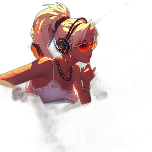 mask, concept art, cyberpunk, cartoon transparent PNG cut-out
