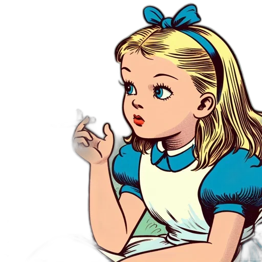 dress, comic book art, cartoon, concept art transparent PNG cut-out