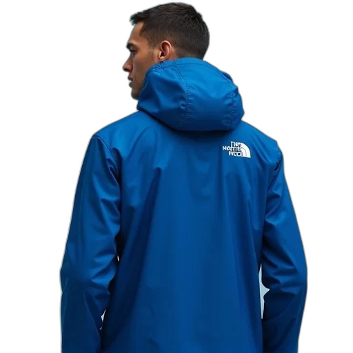 jacket, blue, north, face transparent PNG cut-out