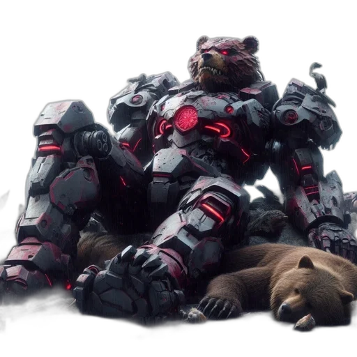 robot, animal, creature, concept art transparent PNG cut-out