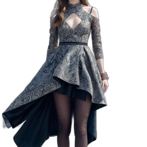 dress, jacket, concept art, fantasy art transparent PNG cut-out