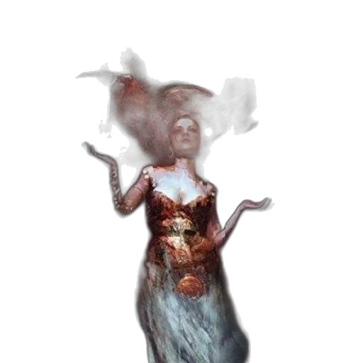 creature, dress, mask, face transparent PNG cut-out