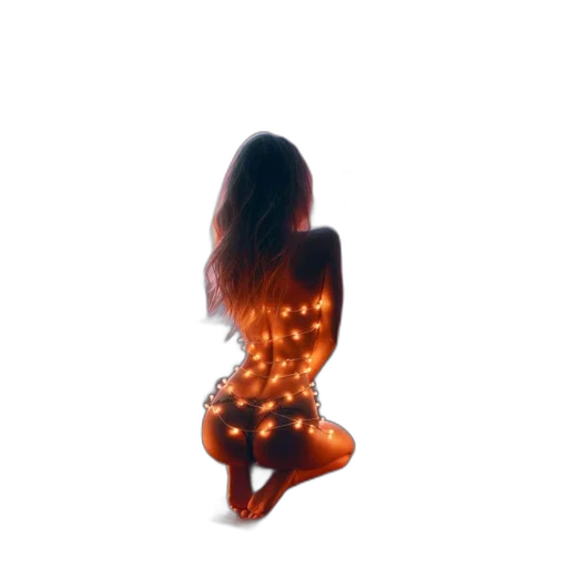 dress, hair, jewelry, creature transparent PNG cut-out