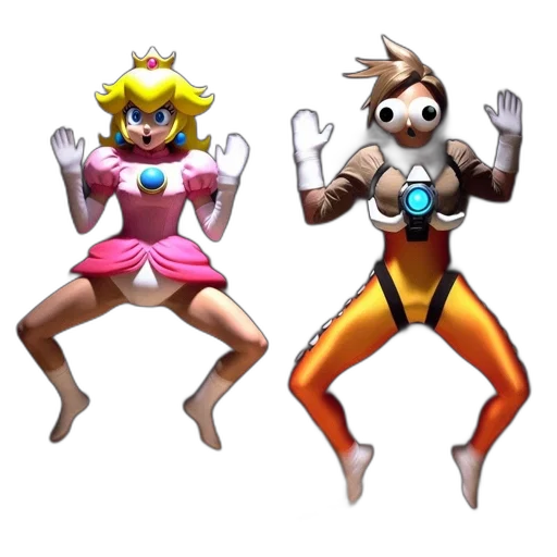concept art, pixel art, 3d render, anime transparent PNG cut-out