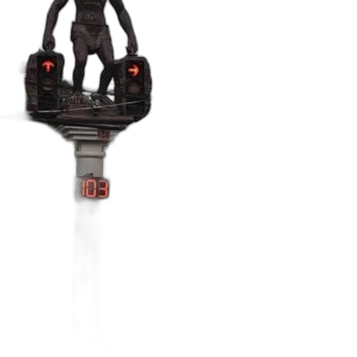 robot, staff, weapon, umbrella transparent PNG cut-out