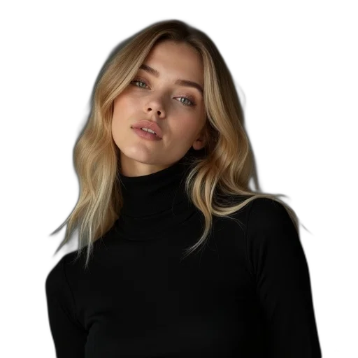 face, jacket, hair, staff transparent PNG cut-out