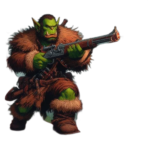 weapon, staff, animal, creature transparent PNG cut-out