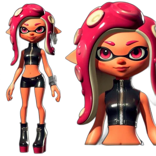 dress, concept art, 3d render, cartoon transparent PNG cut-out