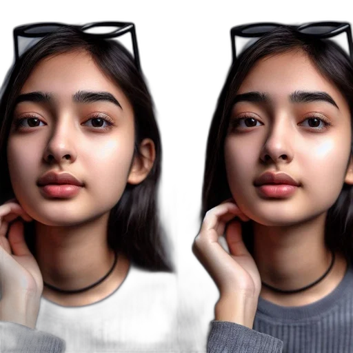 face, mask, photorealistic, 3d render transparent PNG cut-out