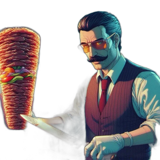 food, staff, weapon, umbrella transparent PNG cut-out