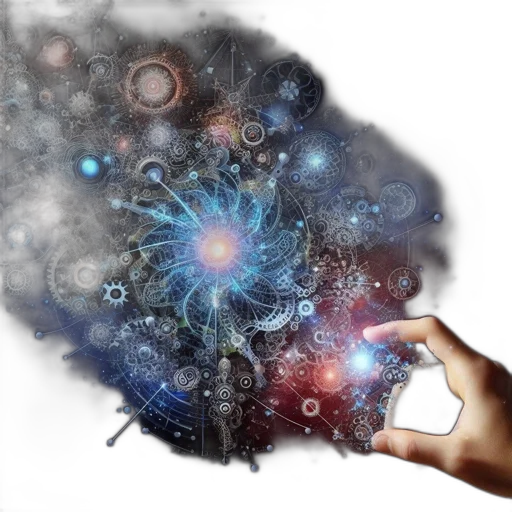 concept art, photorealistic, outer space, mesmerizing transparent PNG cut-out