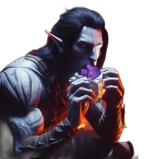 dragon, face, staff, mask transparent PNG cut-out