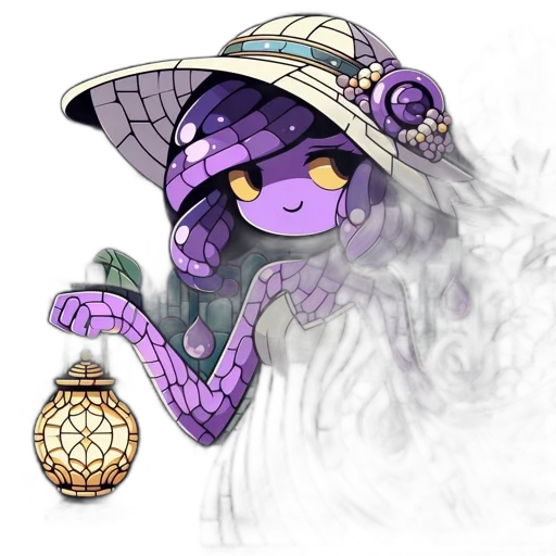 dragon, hat, jewelry, staff transparent PNG cut-out