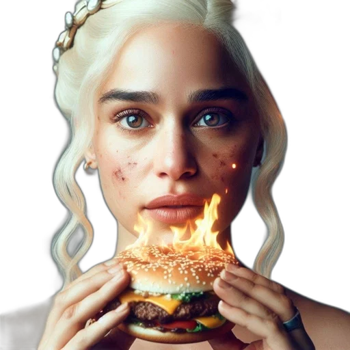 food, face, dragon, dress transparent PNG cut-out