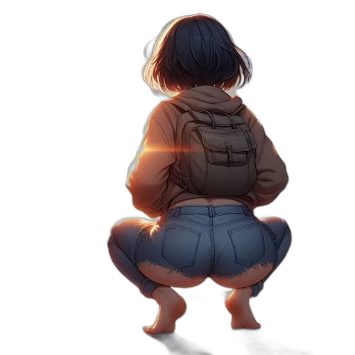 jacket, dress, robot, creature transparent PNG cut-out