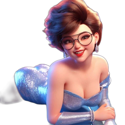 dress, cartoon, concept art, fantasy art transparent PNG cut-out