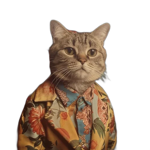 jacket, dress, animal, staff transparent PNG cut-out