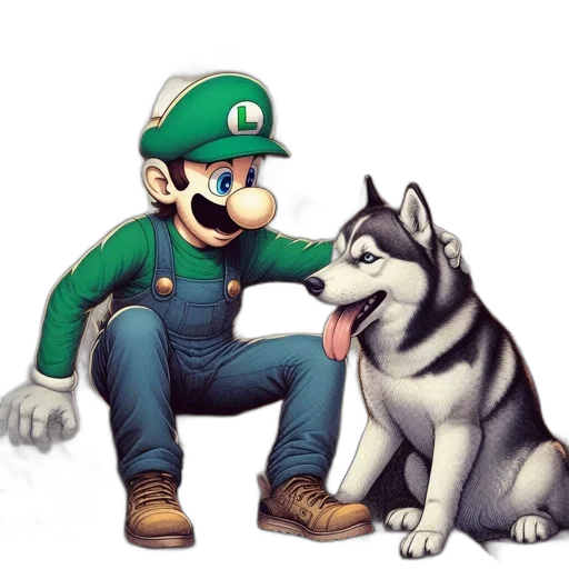 animal, creature, mask, pixel art transparent PNG cut-out
