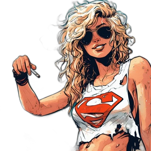 comic book art, cartoon, concept art, fantasy art transparent PNG cut-out