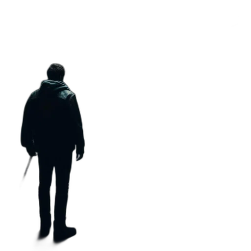 jacket, staff, mask, robot transparent PNG cut-out