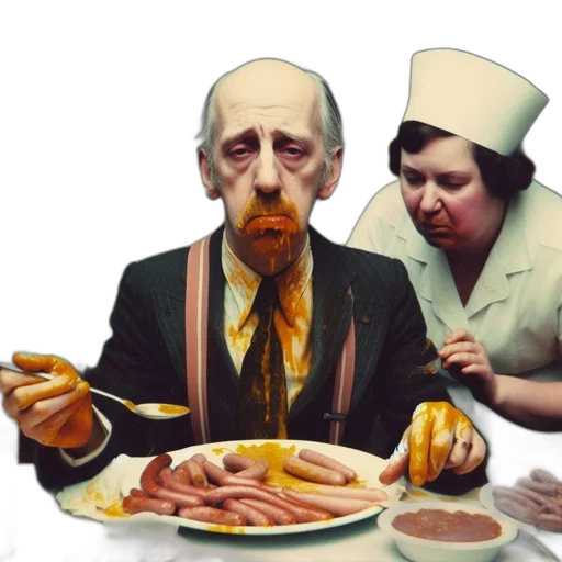 food, face, staff, photorealistic transparent PNG cut-out